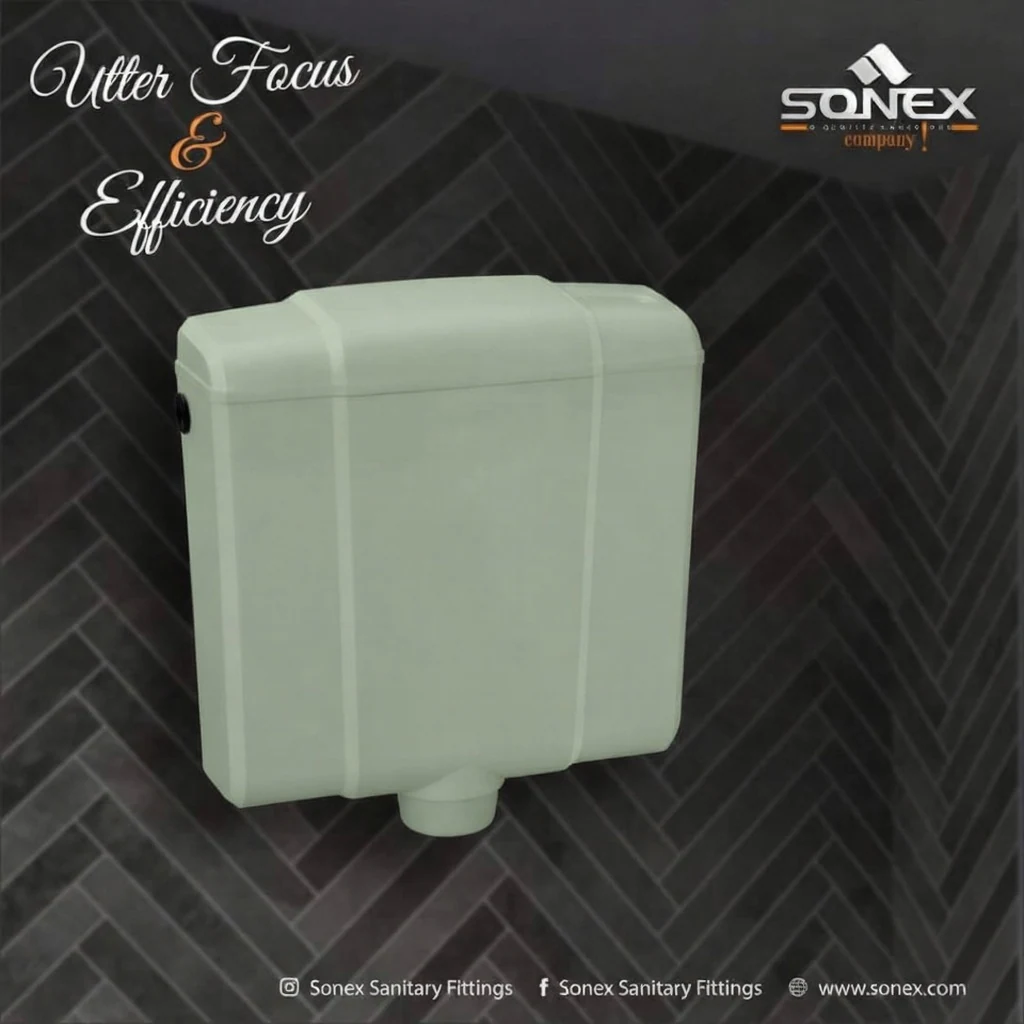 Flush Tank Super 1202 5L / 11L Seige Green Color
